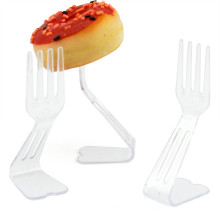 PP / PS Plastikgabel Standing Fork Einwegprodukte